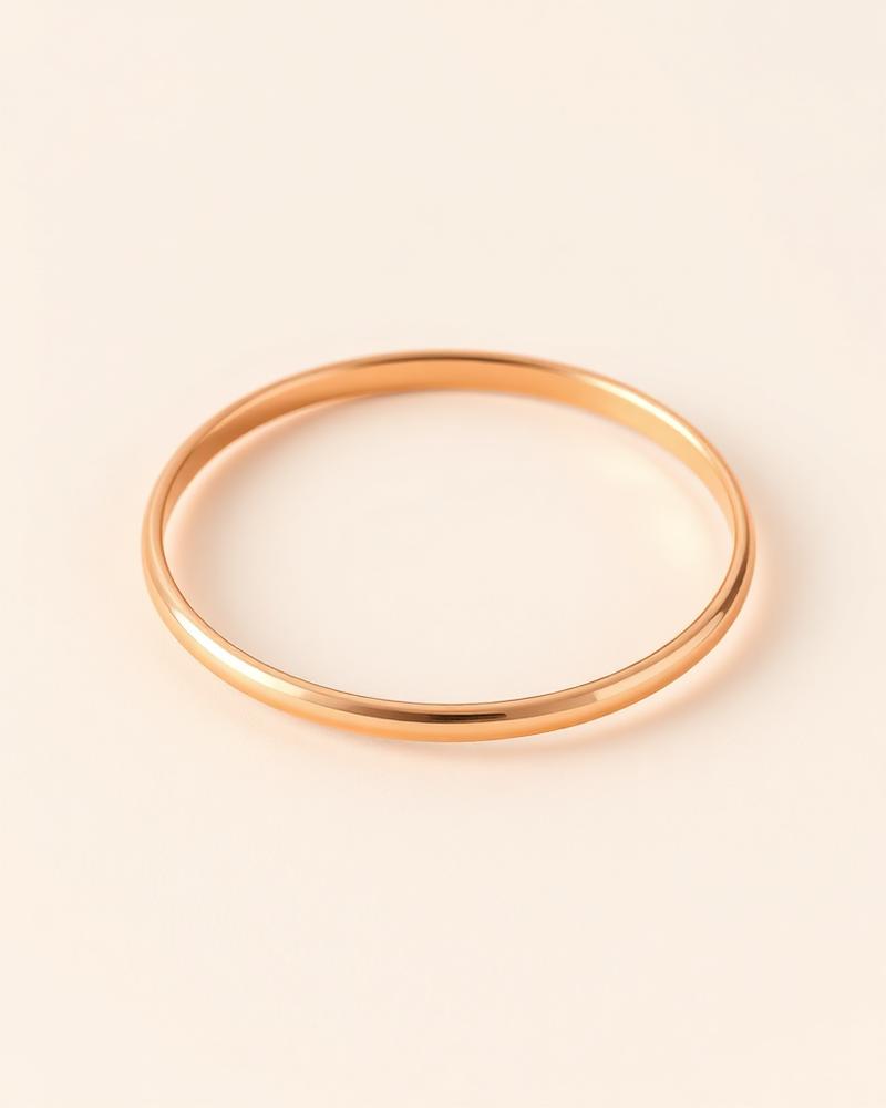 Cercle 18K Rose Gold Polished Bangle