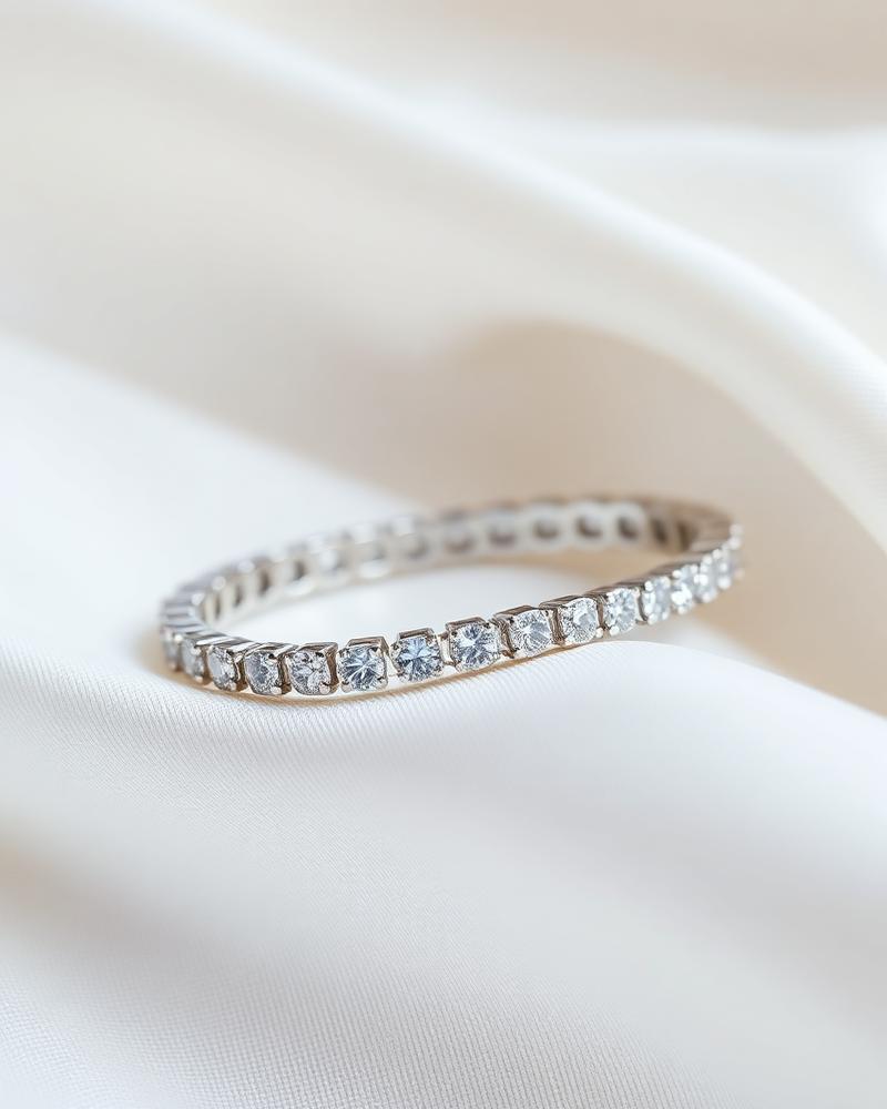 Infinia 18K White Gold Diamond Eternity