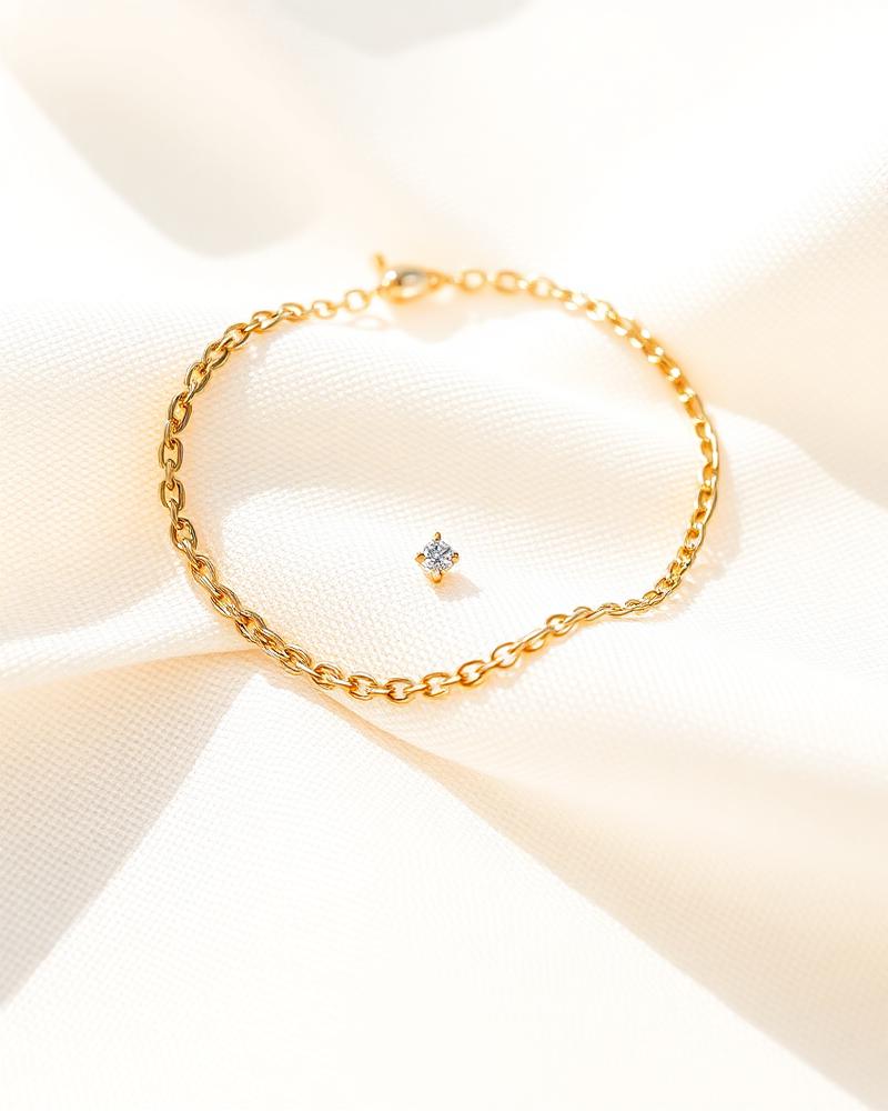 Petit Éclat 18K Gold Chain Bracelet