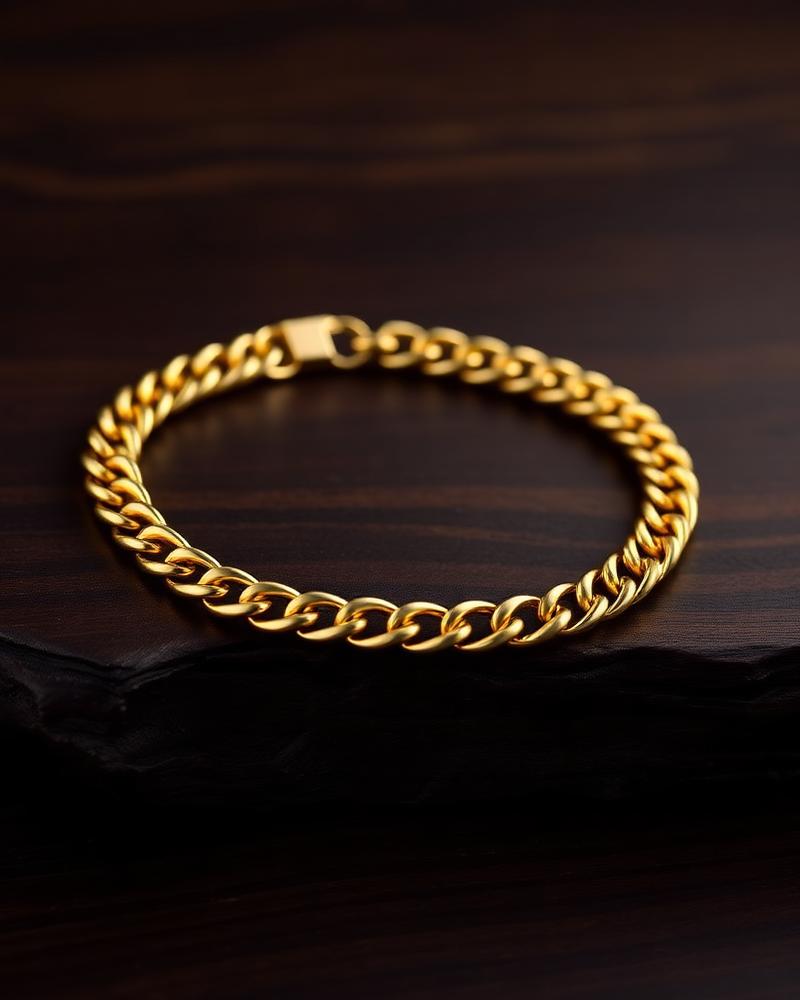 Regent 18K Gold Curb Link Bracelet